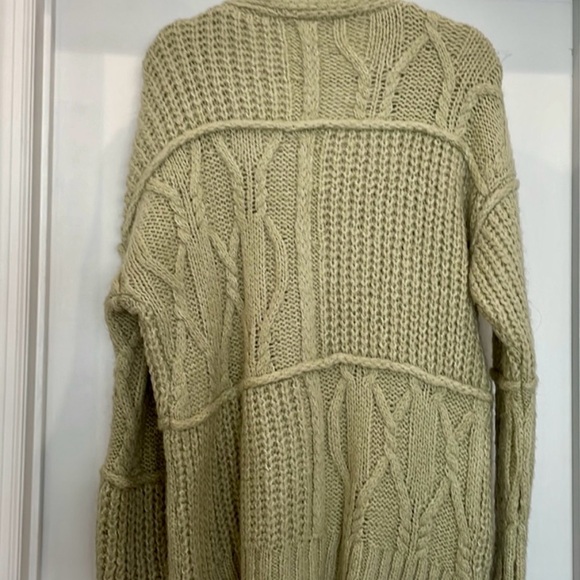 Zara Rhinestone Button Patchwork Cardigan - Picture 6 of 8